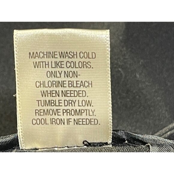 Elle Women's Slacks Pants Size 8 Black Straight Stretch Office Dress - Picture 5 of 6